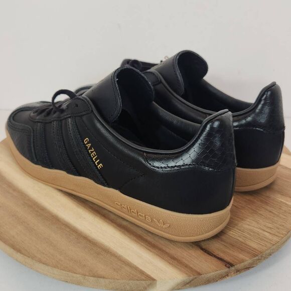 adidas Gazelle Indoor Snakeskin Pack - IF1978 Shoes Mens Size 9.5 Black - Picture 6 of 10